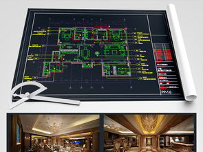 精品装修设计CAD施工图与效果图全解析 编号18600081平面设计案例