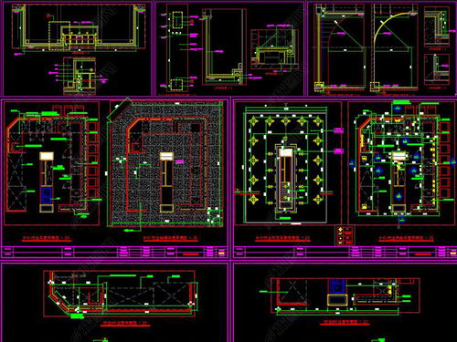 全套精品美式红酒吧设计 CAD施工图与高清效果图解析及下载指南