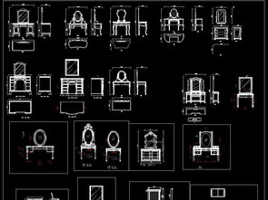 欧式与美式梳妆台CAD图纸设计解析与资源下载